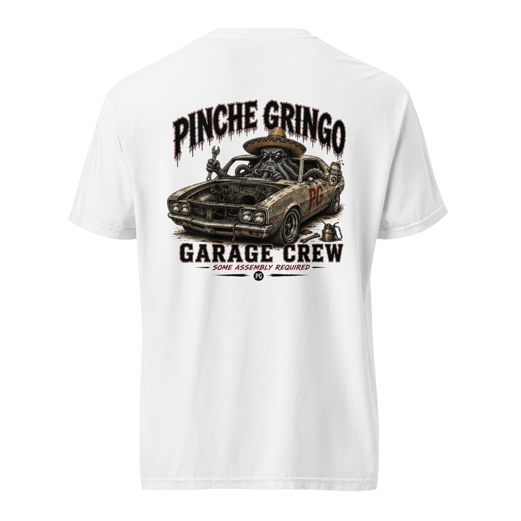 Pinche Gringo Garage Crew OctoWrench Shirt