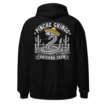 Pinche Gringo Arizona Crew Skeleton Snake Hoodie