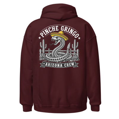 Pinche Gringo Arizona Crew Skeleton Snake Hoodie