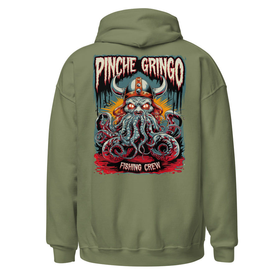 Pinche Gringo Fishing Crew Hook and Skull Shirt