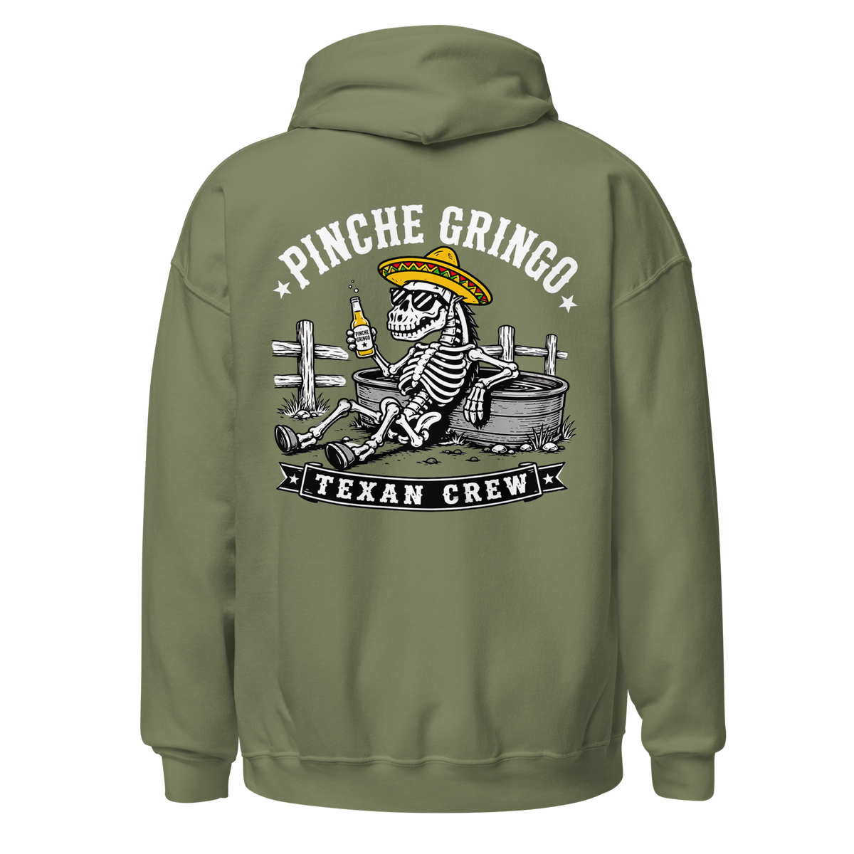 Pinche Gringo Texan Crew Hoodie