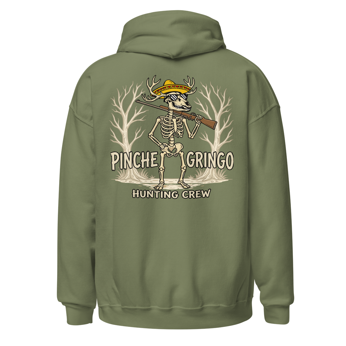 Pinche Gringo Hunting Crew Deer Hunter Hoodie