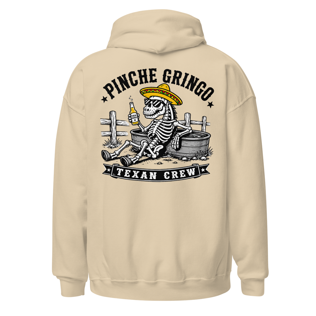 Pinche Gringo Texan Crew Hoodie