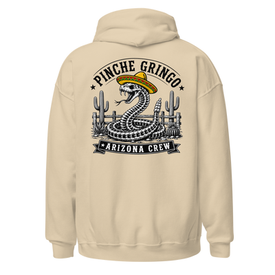 Pinche Gringo Arizona Crew Skeleton Snake Hoodie