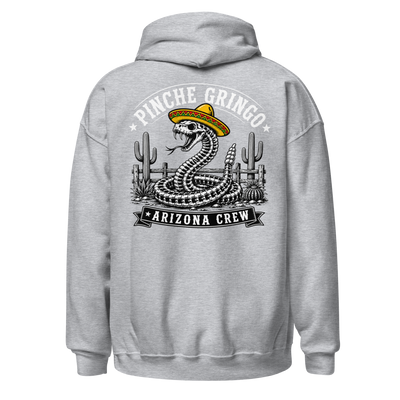 Pinche Gringo Arizona Crew Skeleton Snake Hoodie