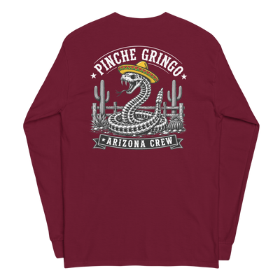 Pinche Gringo Arizona Crew Skeleton Snake Longsleeve