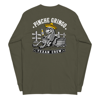 Pinche Gringo Texan Crew Long Sleeve Shirt